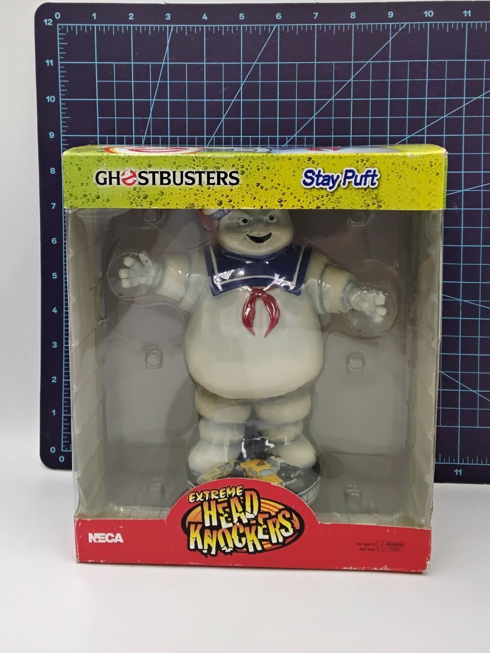 2004 Stay Puft Marshmallow Man Ghostbusters Extreme Head Knockers NECA 2004